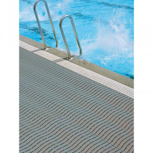 Tapis de piscine - Polyéthylène et EVA - Épaisseur : 9 mm - Bleu ou gris