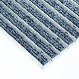 Tapis de propreté à profilé en aluminium - Profilé en aluminium - 7 dimensions disponibles  - Épaisseur : 22 mm - 3 coloris