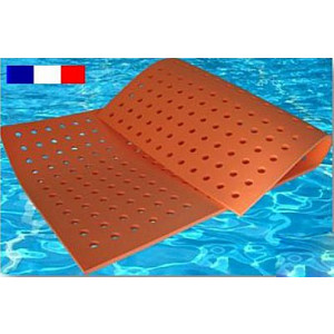 Tapis piscine à trous - Dimensions (L x l x E) : 2 x 1 x 0.15 m