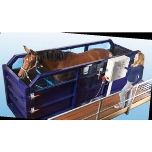 aquatrainer pour chevaux - Longueur x largeur x hauteur : 600 cm x 480 cm x 200 cm