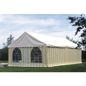 Tente de réception 60 m² - Surface couverte de 20 à 60 m²  -  Hauteur : 3.5 m