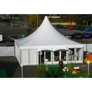 Tente pagode 10x10 pour collectivité - Surface : 100 m²  (toit + armature).