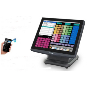Terminal point de vente à écran tactile 15’’ - Systèmes intégrés : télécommande, tablette ou smartphone