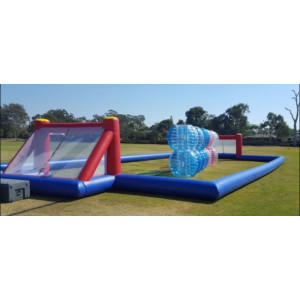 Terrain Foot/Rugby gonflable - Dimensions : 10 x 20 m