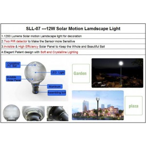 Tête lampadaire led solaire - Design innovant panneau solaire invisible