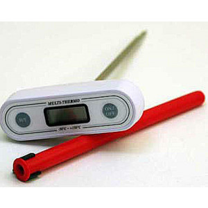 Thermomètre professionnel alimentaire - Précis à +/-1°C entre -30°C et 150°C - Pour température à cœur des fruits & légumes