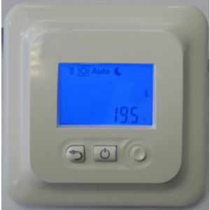 Thermostat digital encastrable - Température de fonctionnement 0°C - 50°C.