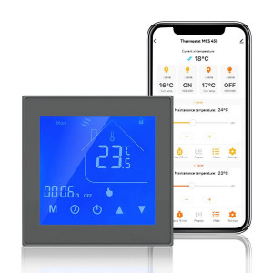 Thermostat smart programmable   - Pilotage via une application sur smartphone
