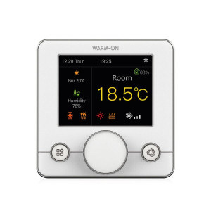 Thermostat Wi-Fi blanc avec écran LCD   - Plusieurs périodes peuvent être réglées par jour