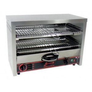 Toaster multifonction 2 étages -  Dimensions extérieures L x P x H : 550 x 280 x 400 mm 