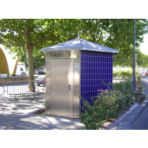 Toilettes exterieur octogonales Personnalisés - Toilettes Royan-dept 17