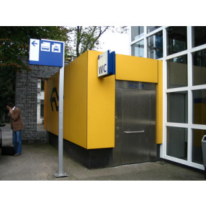 Toilettes exterieur Personnalisés pour Gare - Toilettes Gare NS (Pays Bas)