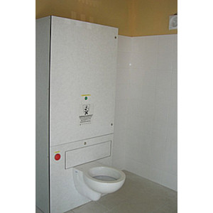 Toilettes publiques encastrables - Accessibles aux personnes valides et aux PMR