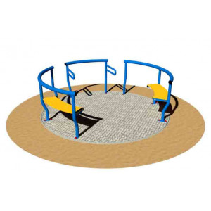 Tourniquet pour aire de jeux - Pour enfant de 3 à 12 ans – Dimensions : Ø203 x 64h cm