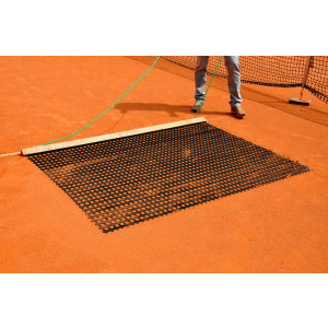 Traîne pour court de tennis  - Dimensions : 180 x 115 cm ou 200 x 115cm  -  Filet en PVC