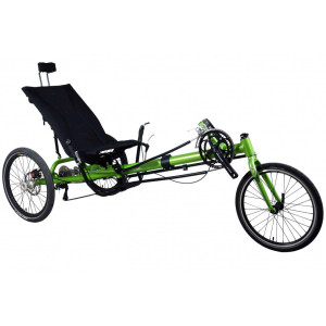 Tricycle couché avec assise haute - Roues : 20