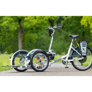 Tricycle de transport fauteuil roulant - Assistance électrique disponible
