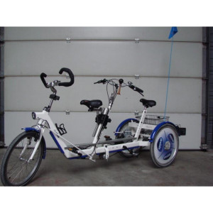 Tricycle duo - Avec 3 roues de 22 pouces