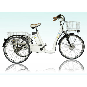 Tricycle électrique Aluminium - Autonomie : 25 à 45 km en mode intermédiaire