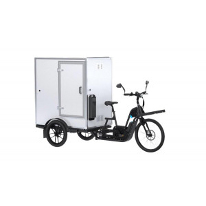 Triporteur cargo électrique - Vélo cargo électrique spécialisé pour le transport de colis, outils