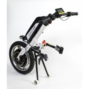Troisième roue motorisée pour fauteuil roulant - Poids sans batterie : 12kg-15kg / Vitesse :jusqu’à 25km/h