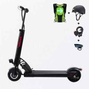 https://www.techni-contact.com/ressources/images/produits/merchandising/trottinette-electrique-petit-gabarit-24417524-1.jpg - Autonomie : 50 - 65 km- Vitesse Max. : 25 km/h (conformément à la loi)