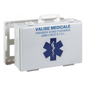 Trousse de secours pour ambulances - Dimensions (L x l x H) cm : 39,5 x 27 x 13,5