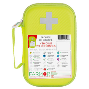 https://www.techni-contact.com/ressources/images/produits/merchandising/trousse-de-secours-pour-vehicule-2-4-personnes-pu-jaune-fluo-10046713-1.jpg - 2/4 personnes - PU jaune fluo avec croix rétro Réfléchissante