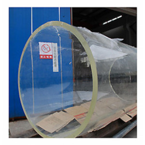 Tube plexiglas coulé incolore - Grande taille - Jusqu'à 1500 mm de Ø