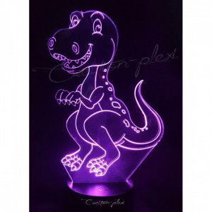 Veilleuse à LED avec motif  'Dinosaure' - Hauteur : 240 ou 220 mm - Durée de vie (Ampoule LED) : 5000 h
