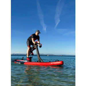 Vélo nautique Fitness sur planche de paddle gonflable - Vélo d'eau gonflable pour activités nautiques