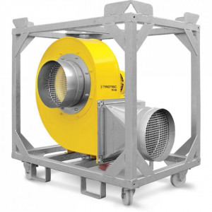 Ventilateur-extracteur mobile - Débit d'air en sortie libre : 4.000 m³/h
