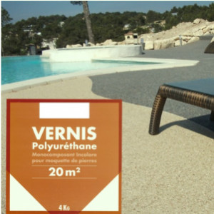 Vernis de protection pour Moquette de pierre - Vernis mono-composant stable aux U.V