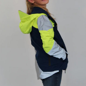 Veste vélo pour enfant - Tissu rétro-réfléchissant : 100% polyester (Imperméable : 10000)