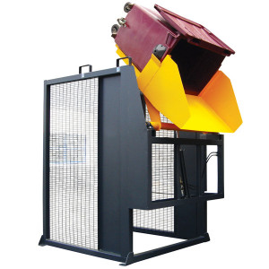 Videur poubelle 660 à 1100 litres VD130° - Permet de retourner et vider vos poubelles
