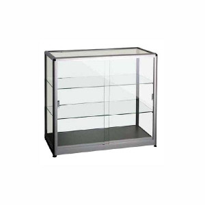 https://www.techni-contact.com/ressources/images/produits/merchandising/vitrine-basse-2-etageres-reglables-l1030-x-p430-x-h1000-mm-74800331-1.jpg - 2 étagères réglables - L.1030 x P.430 x H.1000 mm