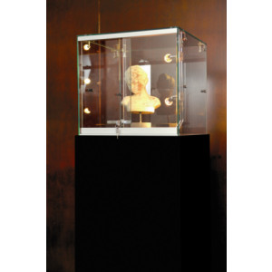 Vitrine d'exposition pour musée - Dimensions : H150 x L50 x P47 cm