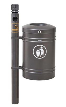 Corbeille pied cendrier