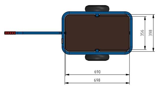 Chars à bras avec plateforme, bandage caoutchouc - 11138969-147262235.jpg