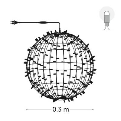 0.3 m - leds blanches