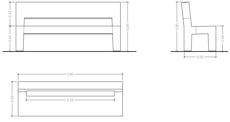 Banc public en béton avec dossier - 11731952-316881247.jpg