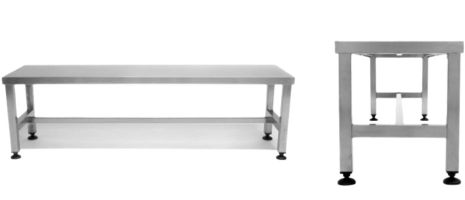 Table d'atelier en inox - Pieds réglables - 11947088-834141757.jpg