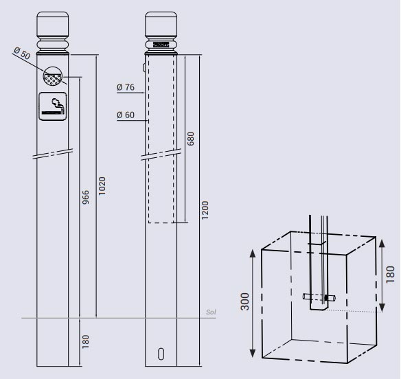 Potelet cendrier urbain - 12111658-195965588.jpg