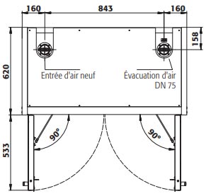 Armoire de sécurité 30 min produits inflammables 2 portes battantes - 12444884-584414433.jpg