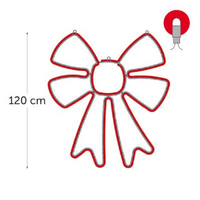 leds rouges - 120 x 105 cm