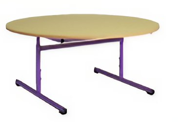 Table maternelle trapèze réglable - Taille réglable 1 à 4 - 120 x 60 x 60 cm - Plateau mélaminé ou stratifié - 13241377-421512633.jpg