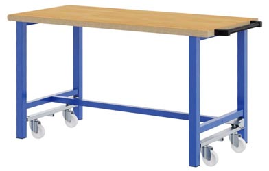 Établi mobile : 2 supports et unité mobile