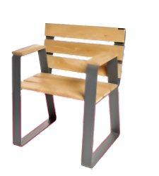 Banc en acier et bois - Accoudoirs pour séniors - 1 place - L.700 x P.575 x H.810 mm – Anthracite - 13331635-323358521.jpg