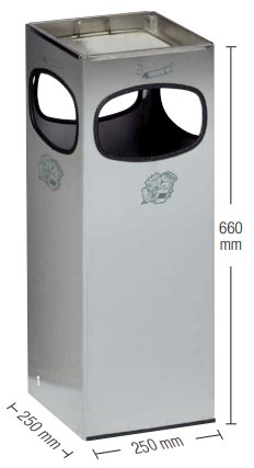 Cendrier corbeille 4 ouvertures en inox 13542731-751554911.jpg