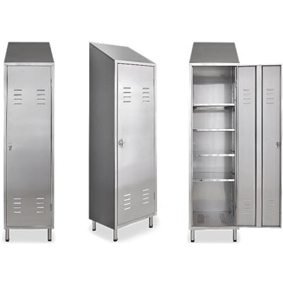 Armoire d'entretien en inox - 1 Porte - L 500 x P 500 x H 2160 mm - 13607105-146281541.jpg